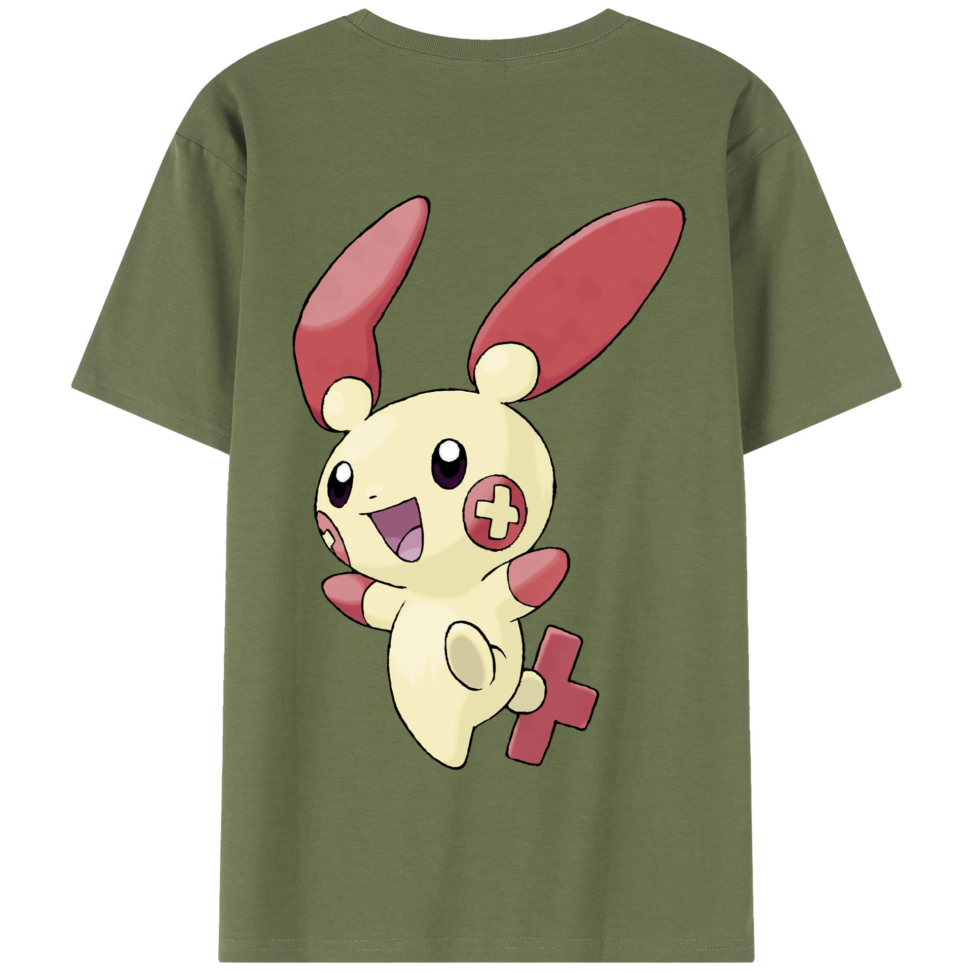 （画像用） ポケットモンスター Pokémon 綿100％半袖Tシャツ（背面プリント）